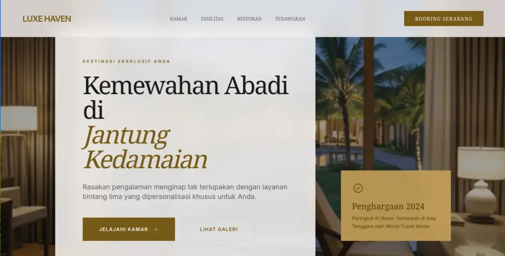 Portofolio Hotel dan Resort 1