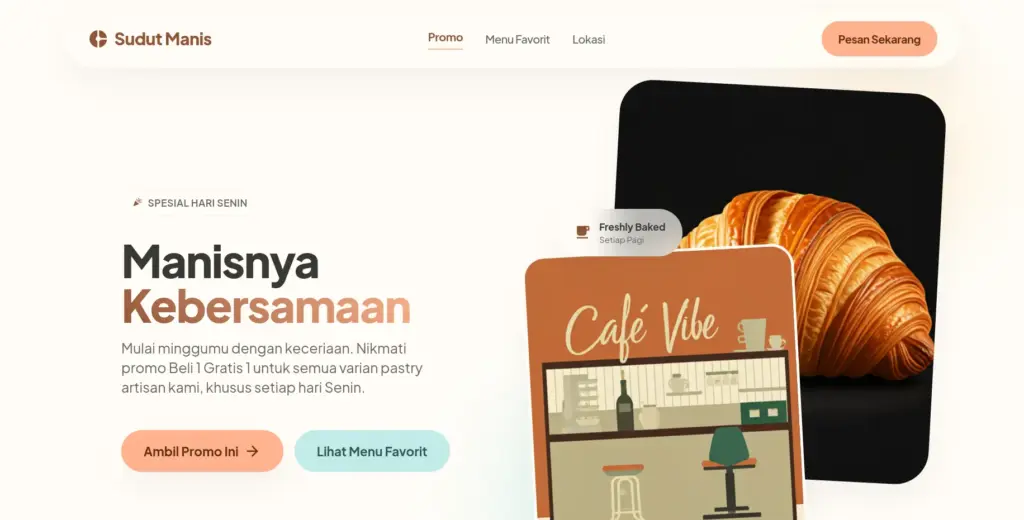 Portofolio Jasa Pembuatan Website Cafe dan Coffee Shop 2
